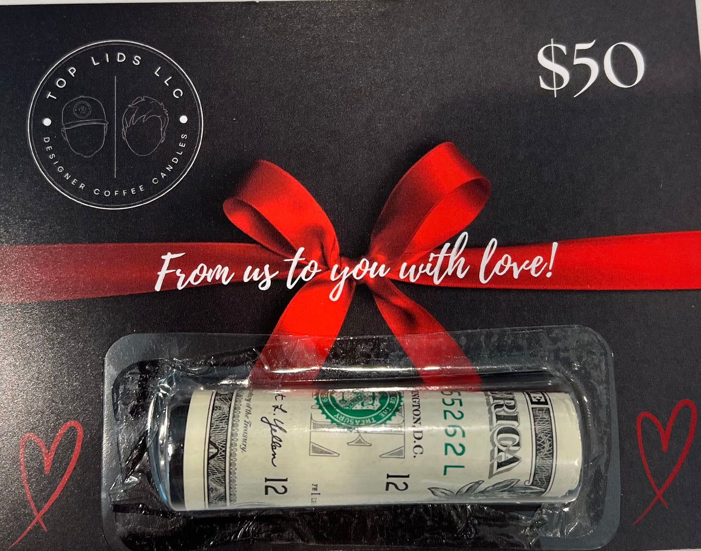 Top Lids Money Card