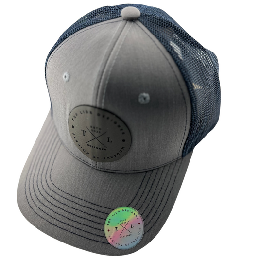 6-Panel Slight Curved Bill Mesh - Gray/Navy