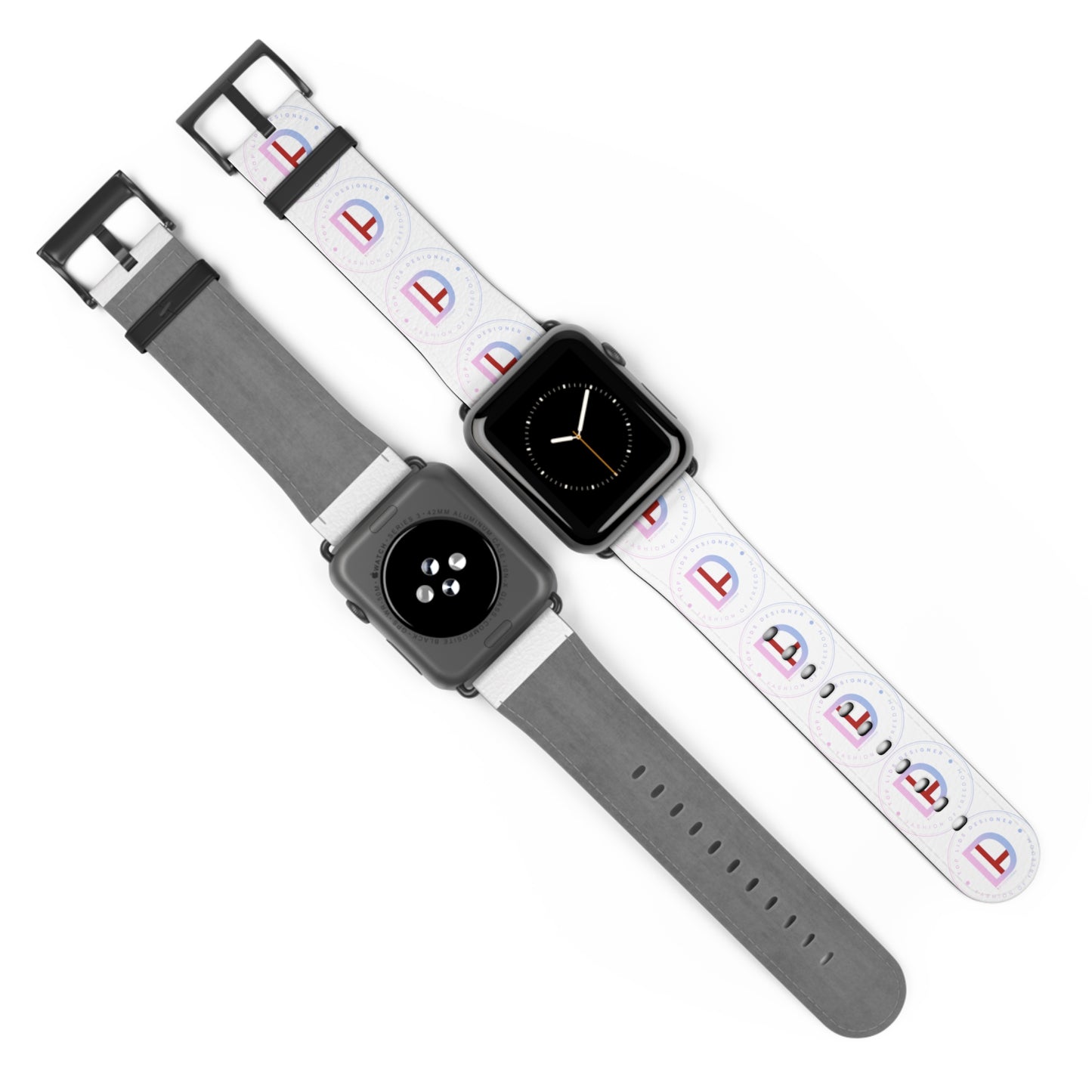 Top Lids Designer Watch Band - White