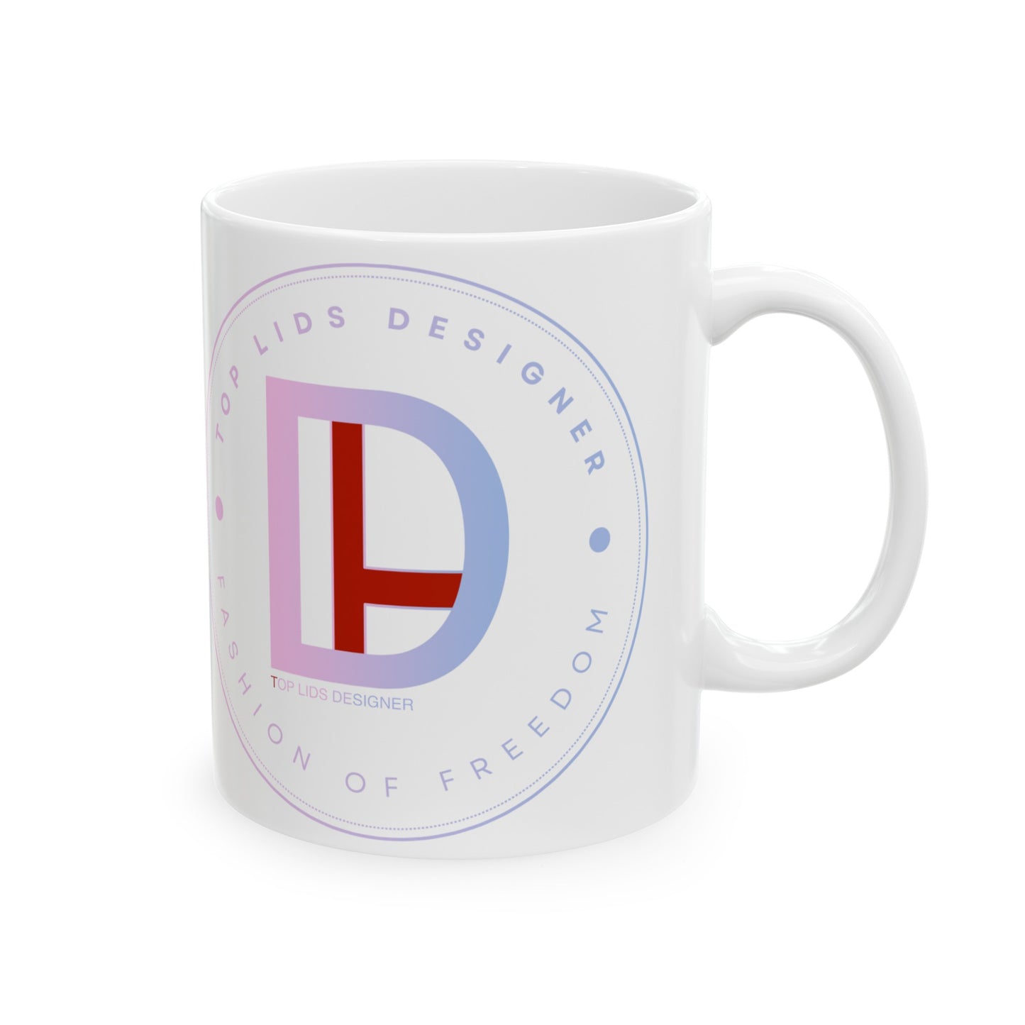 Top Lids Designer Ceramic Mug - Pastel