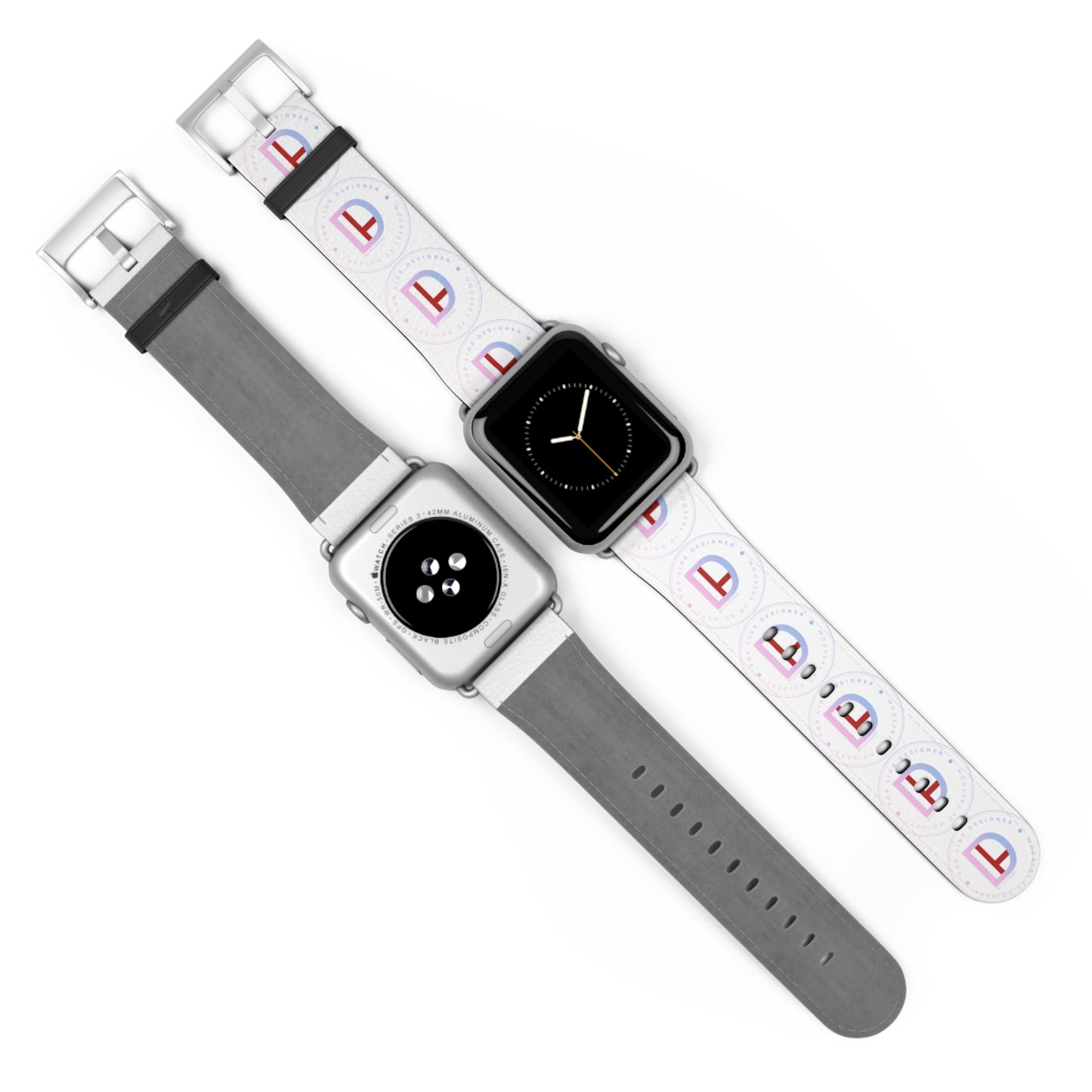 Top Lids Designer Watch Band - White