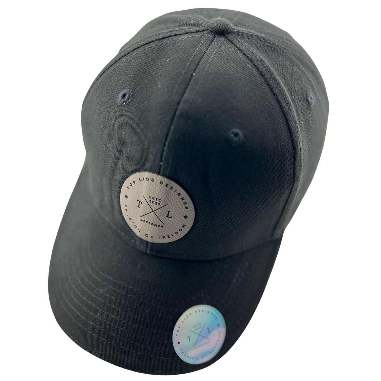 Washed Cotton Curved Bill - Black