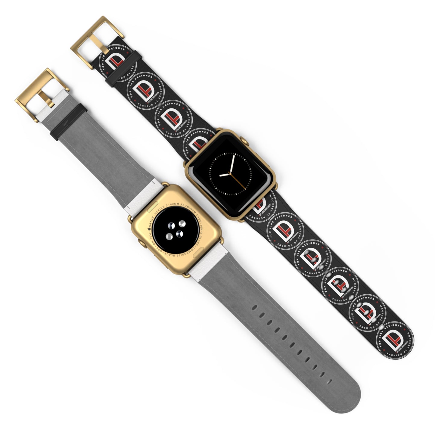 Top Lids Designer Watch Band - Black