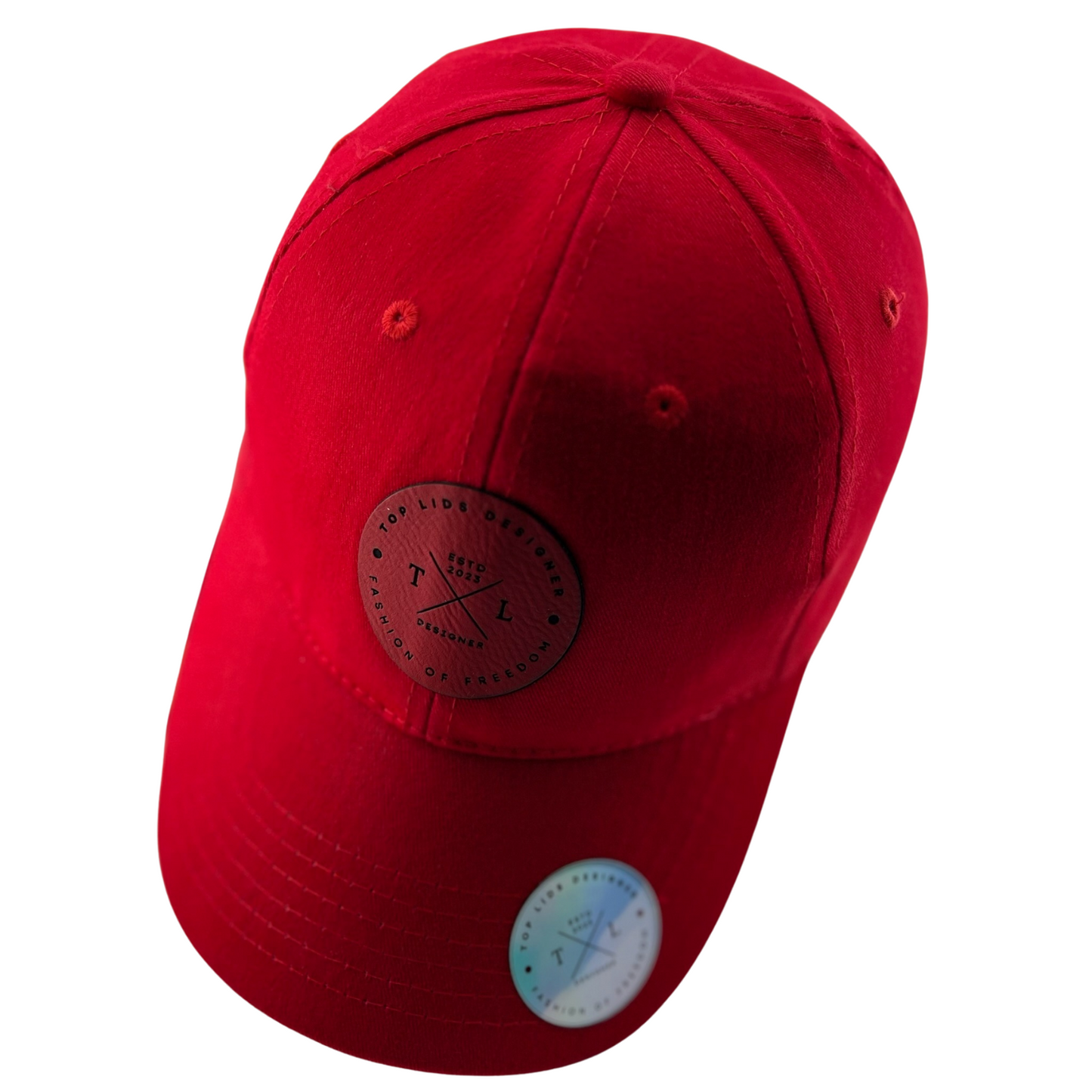 Washed Cotton Curved Bill - Red