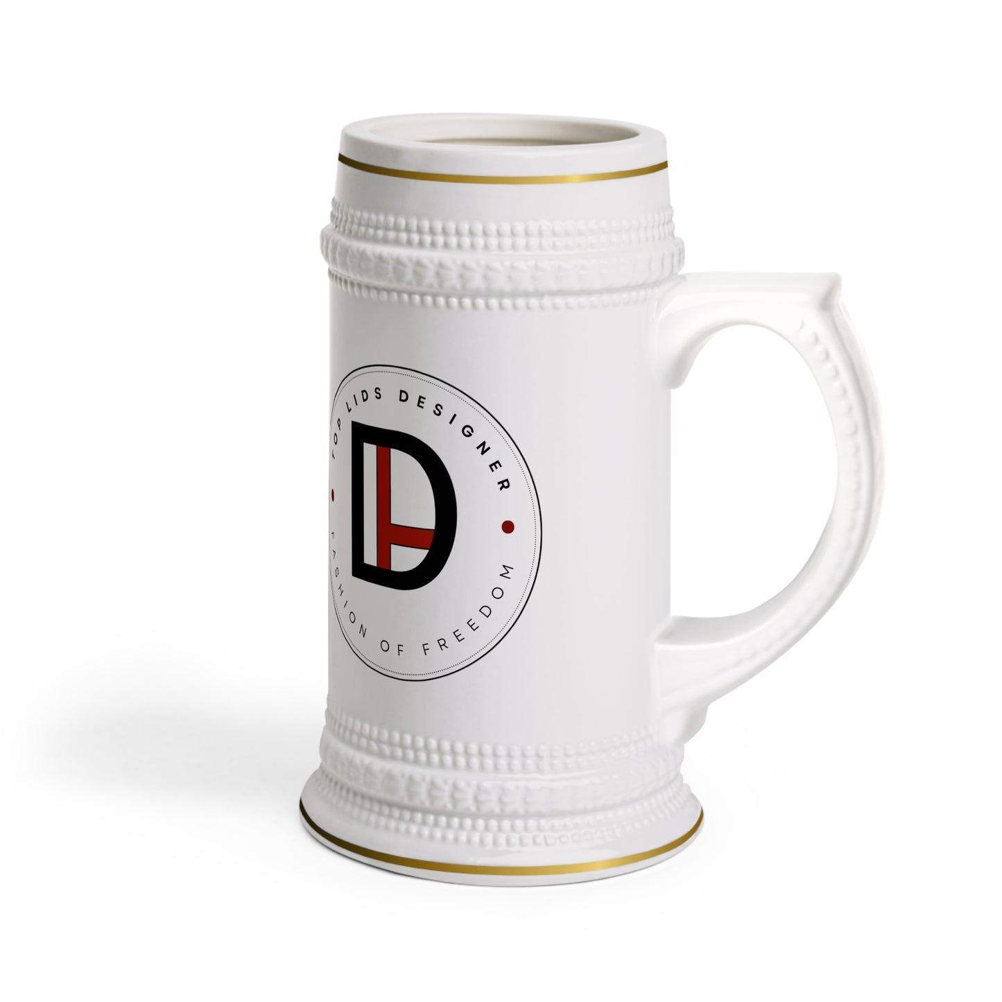 Top Lids Designer Beer Mug