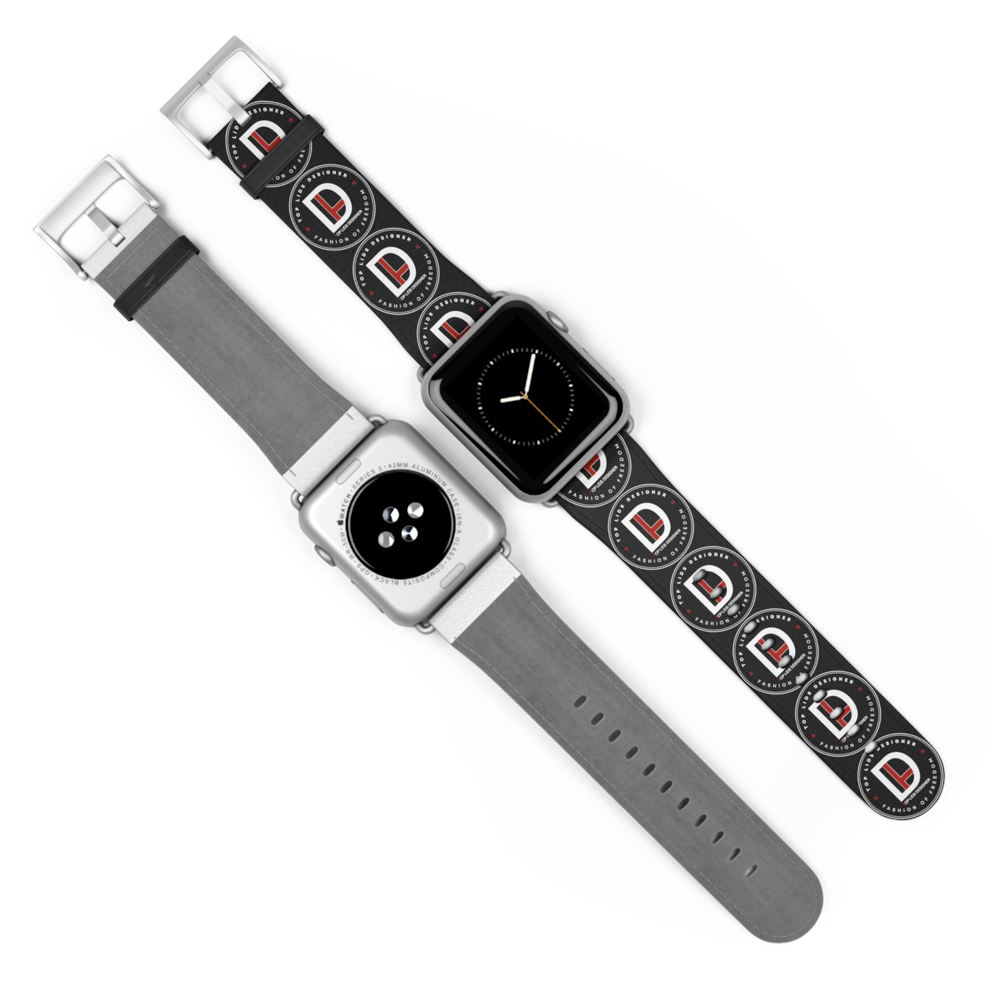 Top Lids Designer Watch Band - Black