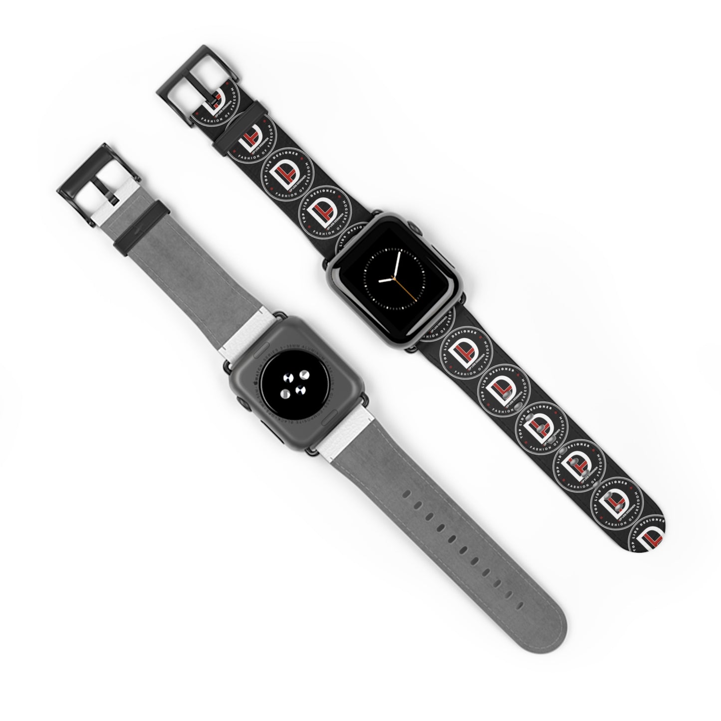 Top Lids Designer Watch Band - Black